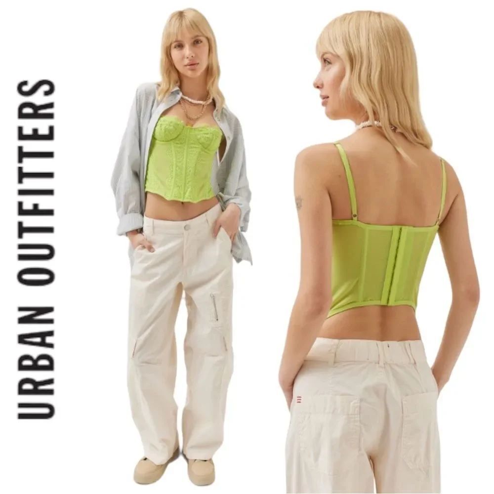 UO Urban Outfitters Out From Under Modern Love Top Corset NEW XL